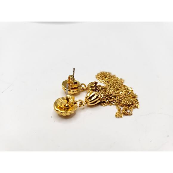 Vintage Lightweight Dangle Earrings Silver Tone Modern Retro Style - Picture 6 of 7